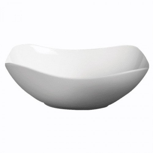 Cameo 712-84 Square Coupe Bowl, 28oz, 8-1/4 inch, White Ceramic – 24 each