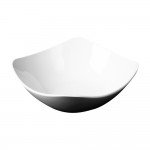 Cameo 712-84 Square Coupe Bowl, 28oz, 8-1/4 inch, White Ceramic – 24 each