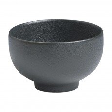 Cameo 910-210L64 Onyx Round Footed Bowl 28 oz, 6-inch Black Ceramic Bowl – Case of 24