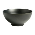 Cameo 910-710154A Onyx Round Footed Bowl, 12oz, 5 inch, Black Ceramic - 48 each