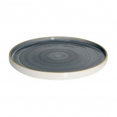 Cameo GDB-W101 Round Gourmet Plate, 10-1/4 inch, Dark Blue Ceramic – 18 each