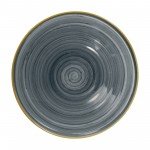 Cameo GDB-W81 Round Gourmet Plate, 8-1/4 inch, Dark Blue Ceramic – 24 each