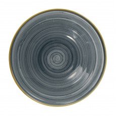 Cameo GDB-W101 Round Gourmet Plate, 10-1/4 inch, Dark Blue Ceramic – 18 each