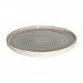 Cameo GDG-W101 Round Gourmet Plate, 10-1/4 inch, Dark Grey Ceramic – 18 each