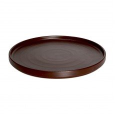 Cameo GLA-W101 Round Gourmet Plate, 10-1/4 inch, Lava Ceramic – 18 each