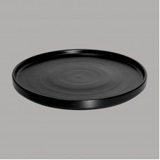 Cameo GONYX-W101 Round Gourmet Plate, 10-1/4 inch, Black Ceramic – 18 each