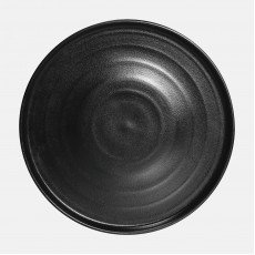 Cameo GONYX-W101 Round Gourmet Plate, 10-1/4 inch, Black Ceramic – 18 each