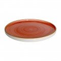 Cameo GRD-W101 Round Gourmet Plate, 10-1/4 inch, Red Ceramic – 18 each