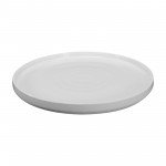Cameo GWIT-W101 Round Gourmet Plate, 10-1/4 inch, White Ceramic – 18 each