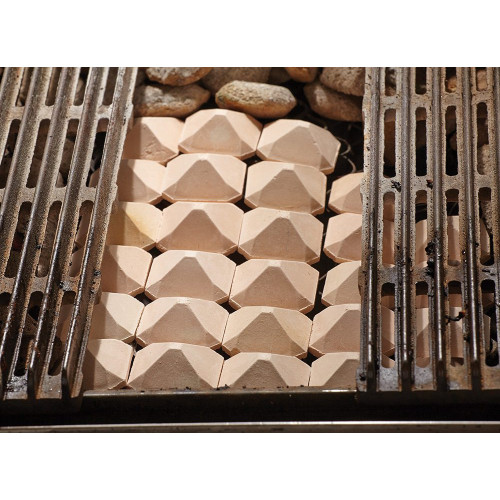 Chef Master 90206 Gas Grill Ceramic Briquettes, 1 Box