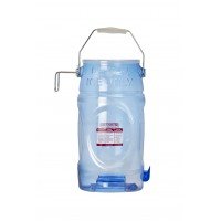 Chef Master 90259 Ice Carry Tote, (25)Lb(s) Ice Capacity, Handle & Lid included, Clear Polycarbonate, NSF Listed