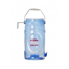 Chef Master 90259 Ice Carry Tote, (25)Lb(s) Ice Capacity, Handle & Lid included, Clear Polycarbonate, NSF Listed