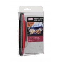 Chef Master 90263 Heavy Duty Griddle Cutter/Scraper, 6(W) inch, Stainless Steel, Heat-Resistant Handle