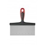Chef Master 90264 Heavy Duty Grill Scraper, 8(W) inch, Stainless Steel, Heat-Resistant Handle
