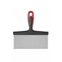 Chef Master 90264 Heavy Duty Grill Scraper, 8(W) inch, Stainless Steel, Heat-Resistant Handle