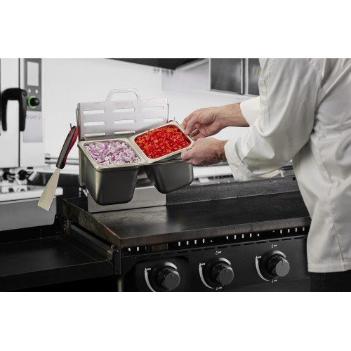 Chef Master 90316 Steam Pan Insert for Griddle Shelf, Stainless Steel