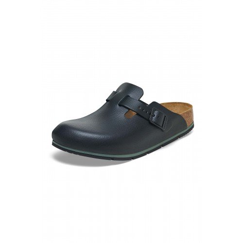 BIRKENSTOCK Boston Pro Leather Chef Shoes Black 1025979BLK42, Size 42