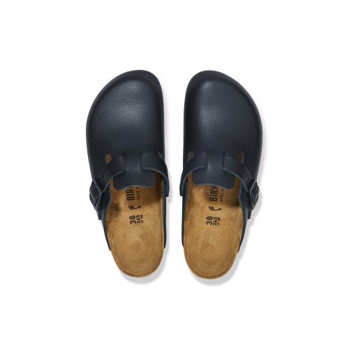 BIRKENSTOCK Boston Pro Leather Chef Shoes Black 1025979BLK42, Size 42