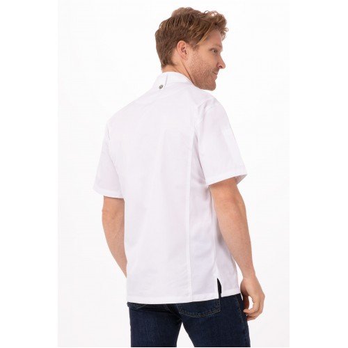 Chef Works CBZ01-WHT-2XL Rochester White Chef Coat, XX-Large