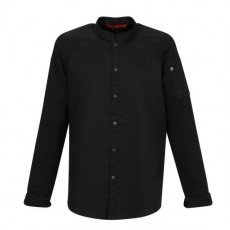 ChefWorks CBS01BLK-2XL Tulum Black Chef Coat, 2X-Large
