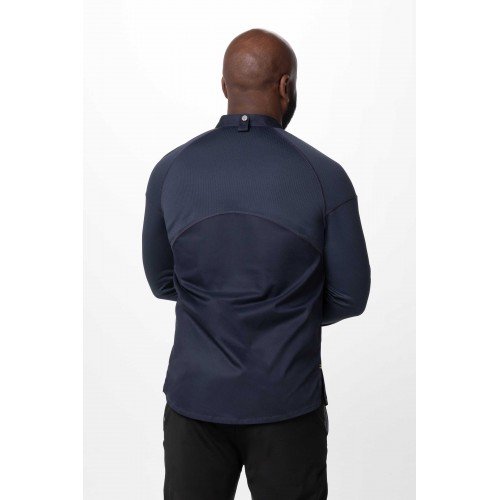 ChefWorks Tulum Grey Chef Coat CBS01GRY-M Medium