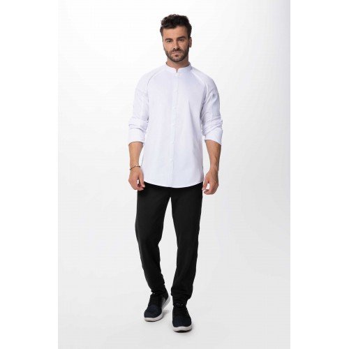ChefWorks Tulum White Chef Coat CBS01WHT-L Large