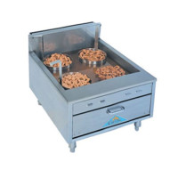 ComstockCastle 2923SF 23(w) inch Funnelcake-Doughnut Fryer, (4)Funnel Cake(s), Flat Bottom, (25)lb(s) Capacity, Countertop, Legs, Natural Gas, 50k Total BTU/Hr, NSF Listed