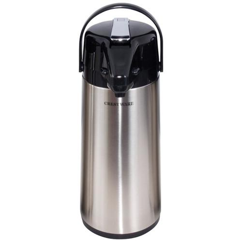Crestware APL30G Airports, (3)Liter(s), Glass Lined, Lever Pump, Stainless Steel