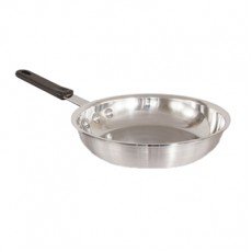 Crestware FRY10IH 10 inch Induction Ready Polished Fry Pan with Stay Cool Handle – NSF Listed Commercial Frying Pan