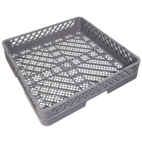 Crestware RBFS Dishwasher Racks, Flatware, Flat & Open, (1)Compartment(s), Gray, Polymers, 20(w) x 20(d) x 3-7/8(h) inch