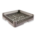 Crestware RBOC Dishwasher Racks, Cup Base, Flat & Open, (1)Compartment(s), Gray, Polymers, 20(w) x 20(d) x 3-7/8(h) inch
