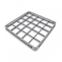Crestware REC25 25-Compartment Dishwasher Rack Extender – Open Design, Gray, 19-1/8-inch x 19-1/8-inch