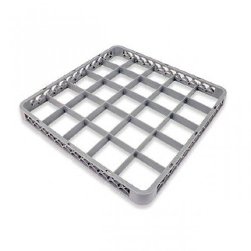 Crestware REC25 25-Compartment Dishwasher Rack Extender, Gray