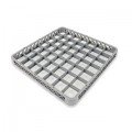 Crestware REC49 49-Compartment Dishwasher Rack Extender – Gray Polymer Commercial Dishwashing Rack