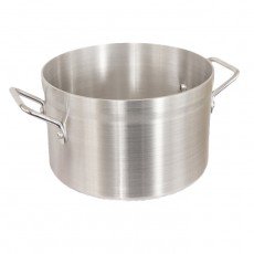 Crestware SAU42 42 Qt. Aluminum Sauce Pot, Heavy-Duty Commercial Cookware, NSF Listed