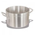 Crestware SAU42 42 Qt. Aluminum Sauce Pot, Heavy-Duty Commercial Cookware, NSF Listed