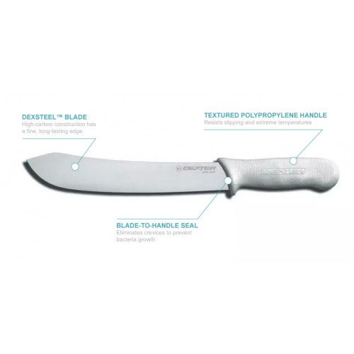Dexter-Russell S112-8PCP (04133) 8 inch Sani-Safe® Butcher Knife, NSF Listed