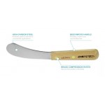 Dexter-Russell 1674½ (10030) 4-1/2 inch Traditional Carbon Steel Fish Knife with Wood Handle, NSF Listed