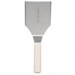 Dexter-Russell  P94858 (31648) BASICS® Hamburger Turner with White Handle, 5x4 inch, NSF Listed