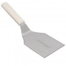 Dexter-Russell  P94858 (31648) BASICS® Hamburger Turner with White Handle, 5x4 inch, NSF Listed