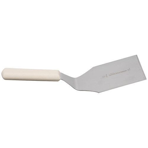 Dexter-Russell  P94858 (31648) BASICS® Hamburger Turner with White Handle, 5x4 inch, NSF Listed