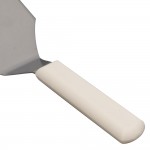 Dexter-Russell  P94858 (31648) BASICS® Hamburger Turner with White Handle, 5x4 inch, NSF Listed