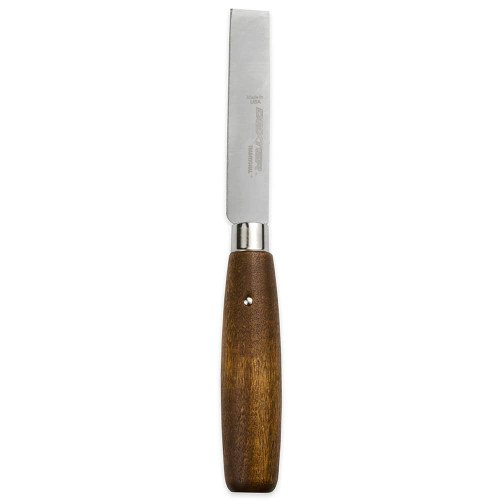 Dexter-Russell X3S (75330) 3-5/8 inch Blade Square Point Shoe Knife with Wood Handle, NSF Listed