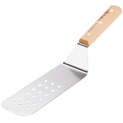 Dexter-Russell P2386C-8 (16311) TRADITIONAL® Perforated Turner with Wood Handle, 8x3 inch Blade, NSF Listed