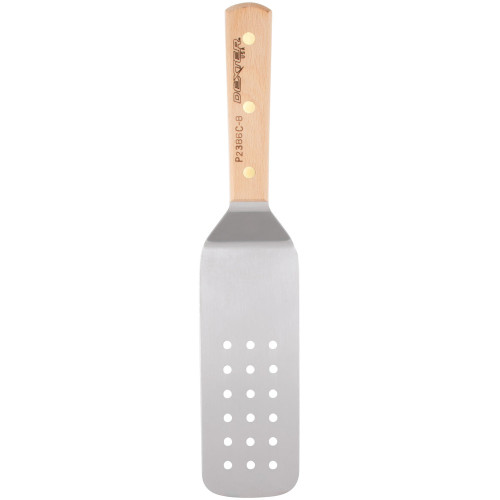 Dexter-Russell P2386C-8 (16311) TRADITIONAL® Perforated Turner with Wood Handle, 8x3 inch Blade, NSF Listed