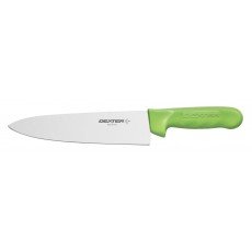 Dexter-Russell S145-10G-PCP (12433G) 10 inch Sani-Safe® Cook Knife with Green Handle, NSF Listed