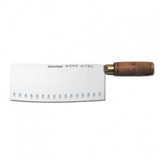 Dexter-Russell S5198GE-PCP (8210) 8 x 3-1/4 inch Traditional Duo-Edge Chinese Chefs Knife with Wood Handle