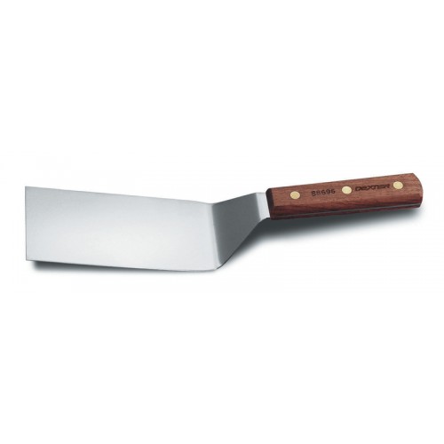 Dexter-Russell S8696PCP (19680) TRADITIONAL® Hamburger Turner with Rosewood Handle, 6x3 inch, NSF Listed
