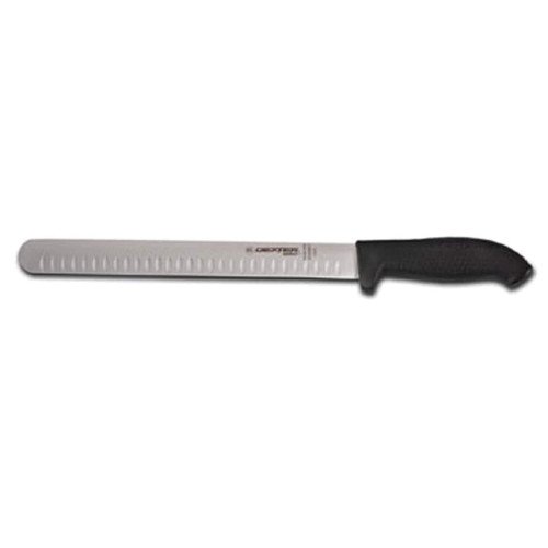 Dexter-Russell SG140-12GEB-PCP (24273B) 12 inch Duo-Edge Roast Slicer with Black Handle, NSF Listed