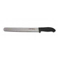 Dexter-Russell SG140-14WGEB-PCP (24283B)14 inch Duo-Edge SOFGRIP® Roast Slicer with Black Handle, NSF Listed